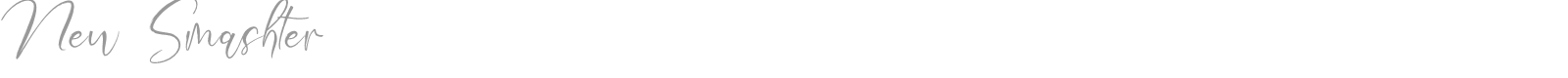 New Smashter font preview
